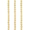 12 Pack: Gold Metal Faceted Bicone Beads, 4mm by Bead Landing™